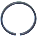 Top view of 403818-0047 piston ring with visible gap