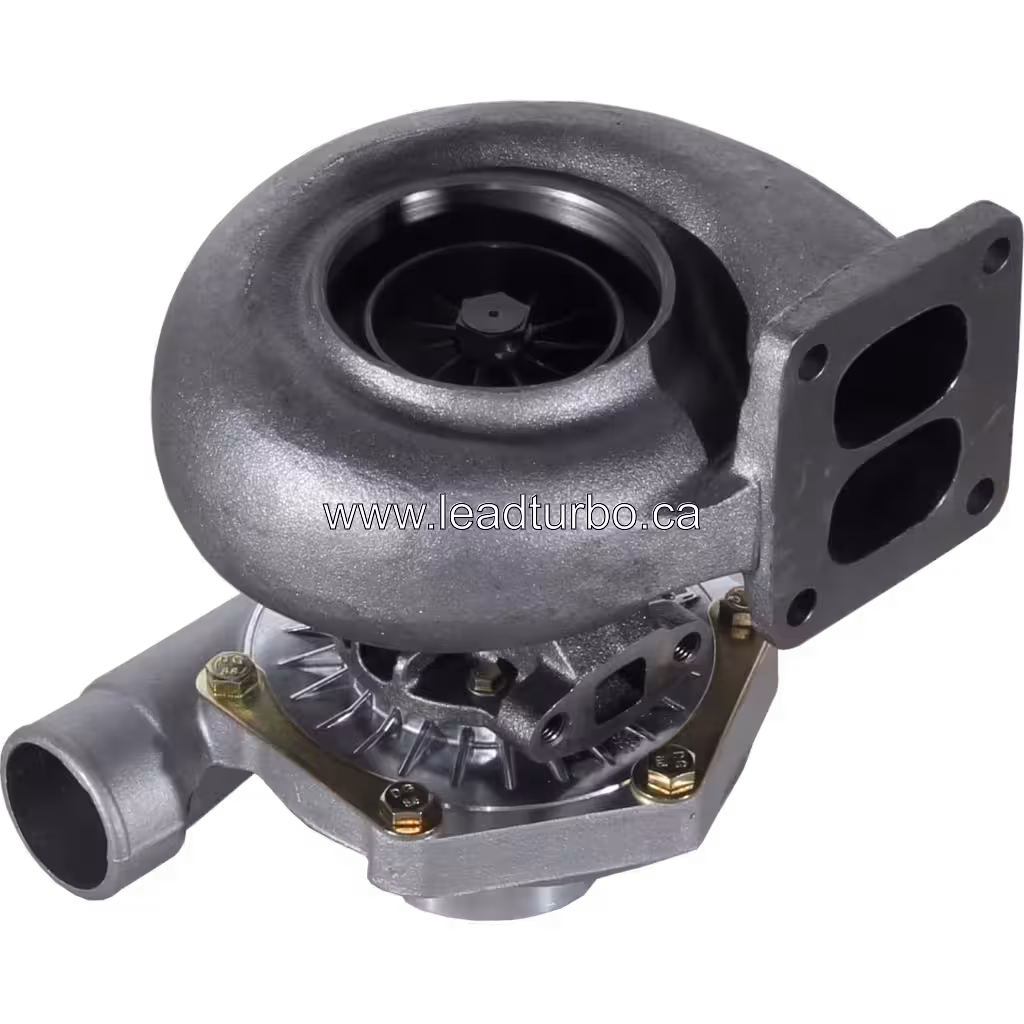 TO4B91 Turbocharger Assembly Side View