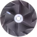 J96 turbocharger compressor wheel radial blade design