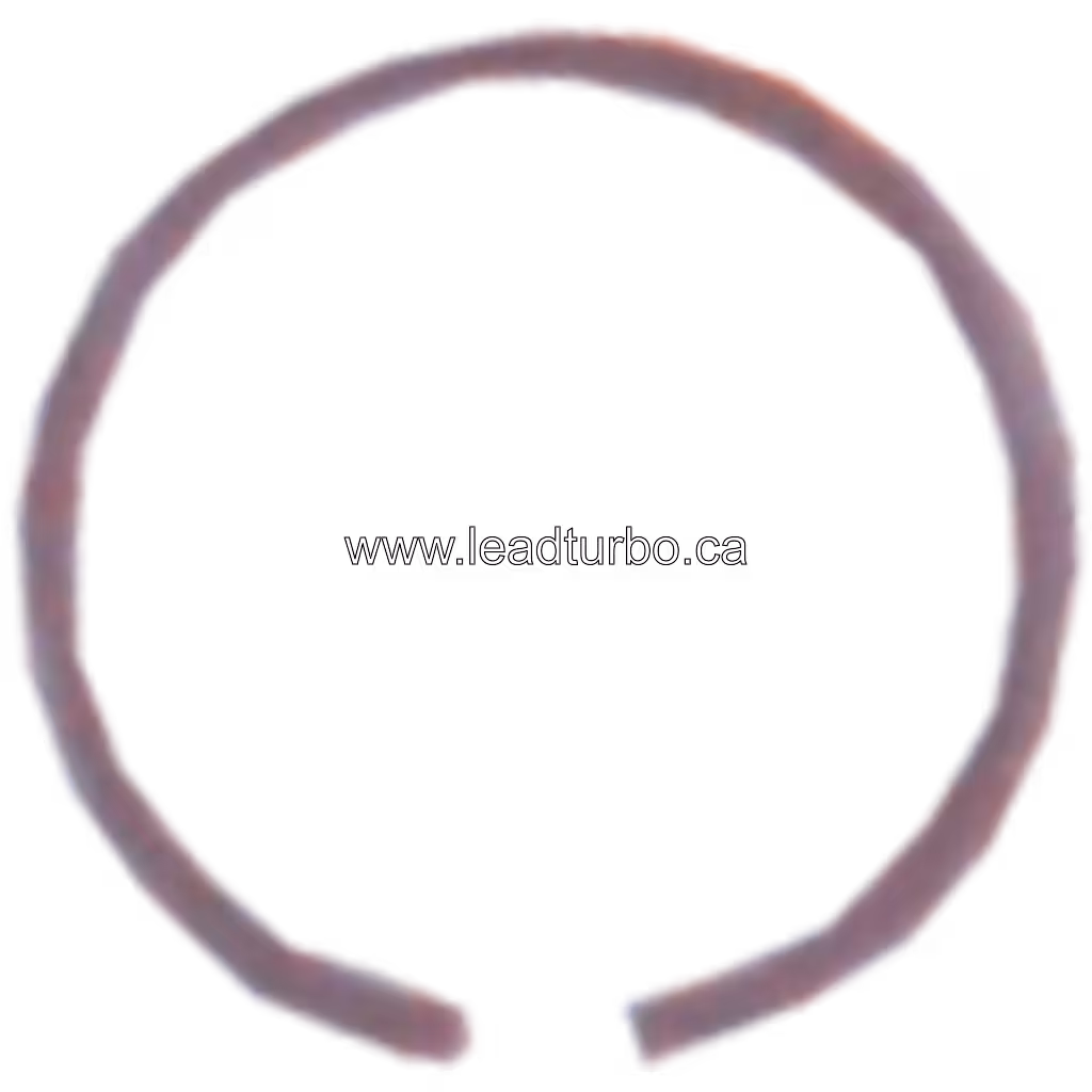 Dark metallic 49170-23100 piston ring with open gap design