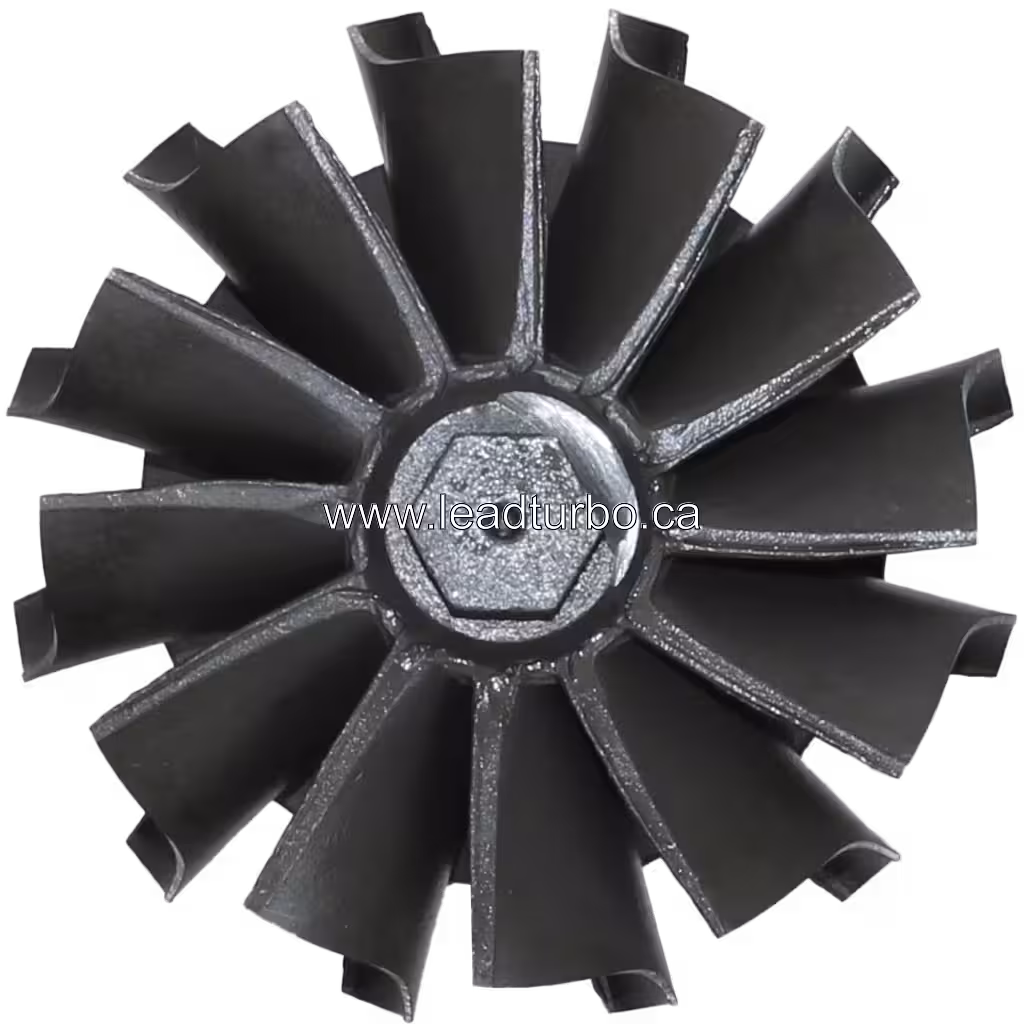 Vue de dessus de la turbine J96 5327-120-5012