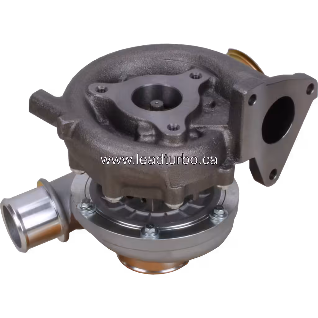 726442-0004 GT2052V Turbocharger Replacement for Nissan ZD30ETI bottom 45 degree view