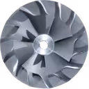 Turbo compressor wheel replacement part