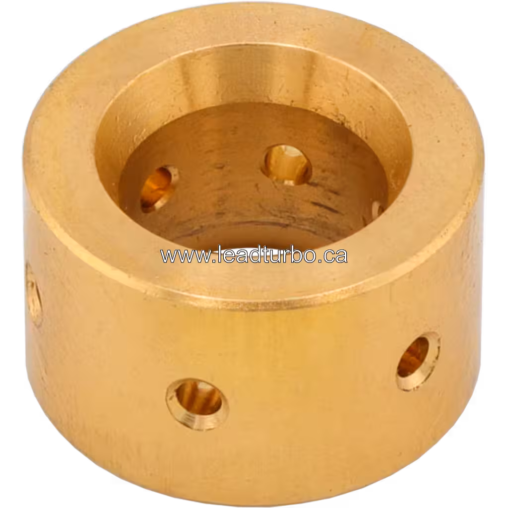 Front view of Perkins 1106D turbo journal bearing with central bore