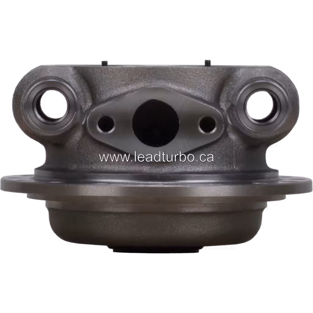 Vue avant du carter de palier turbo HE851 FOR 4047294 BH avec bride circulaire