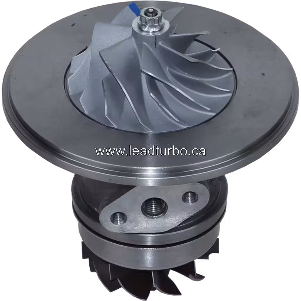 Vue du core CHRA HX40W remplacement moteur Cummins