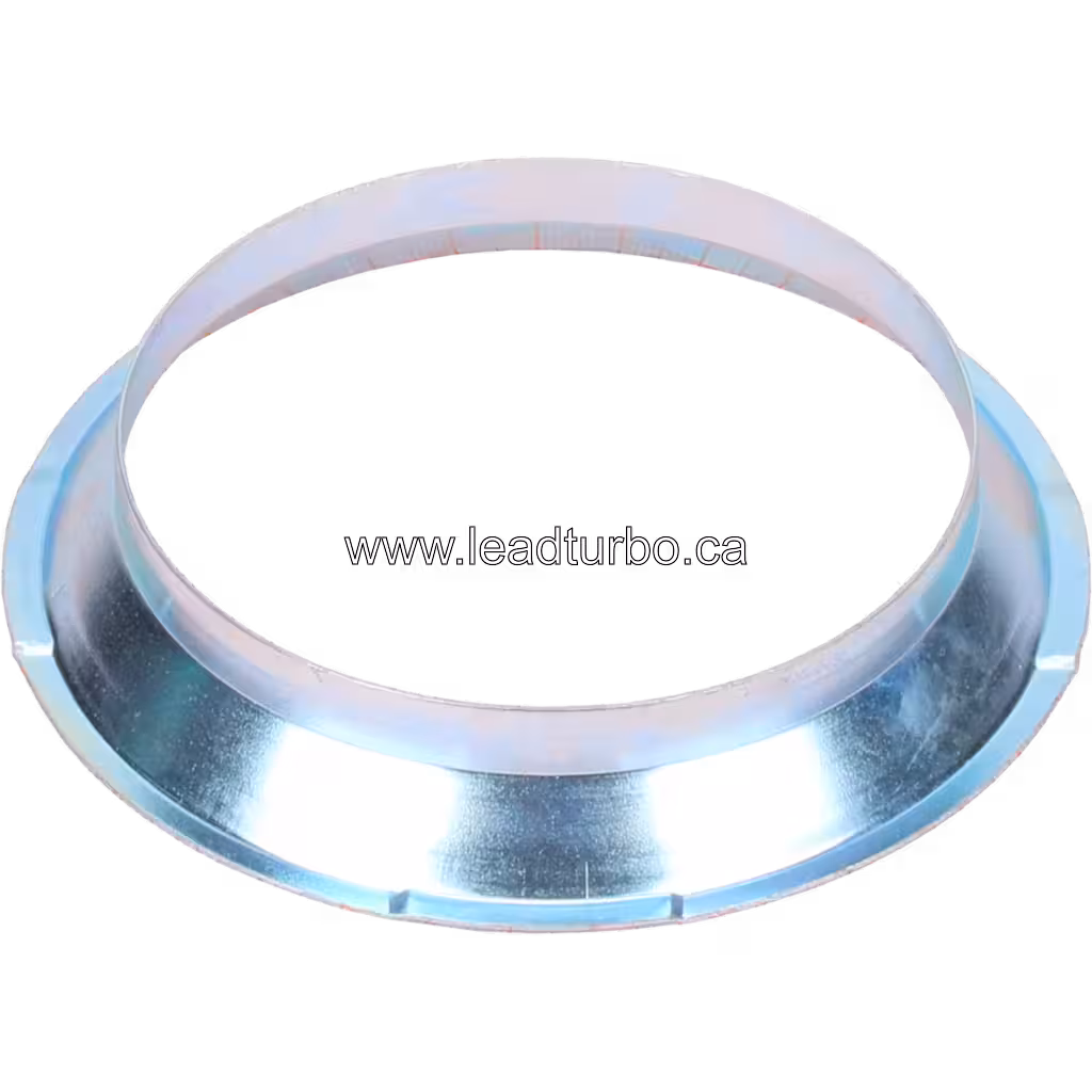 Inlet baffle 3593206 vue inférieure, finition métallique polie pour turbo HX83