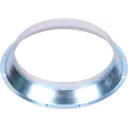 Inlet baffle 3593206 vue inférieure, finition métallique polie pour turbo HX83
