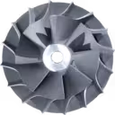 J96 compressor wheel FOR 6505-65-5030 CW 45-degree view