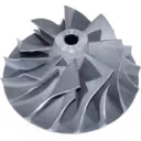 J96 compressor wheel FOR 6505-65-5030 CW top view