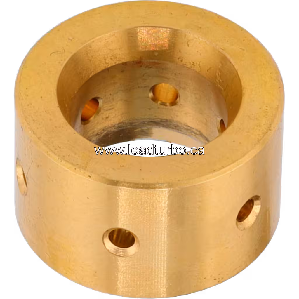 Aftermarket turbo journal bearing close-up
