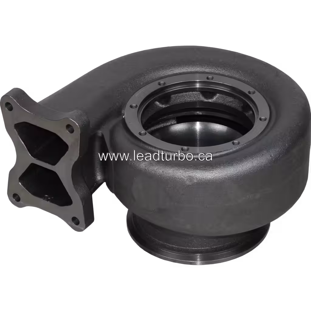 Logement Turbine HX83 2838541 TH pour Cummins QSK38 bottom 45 degree view