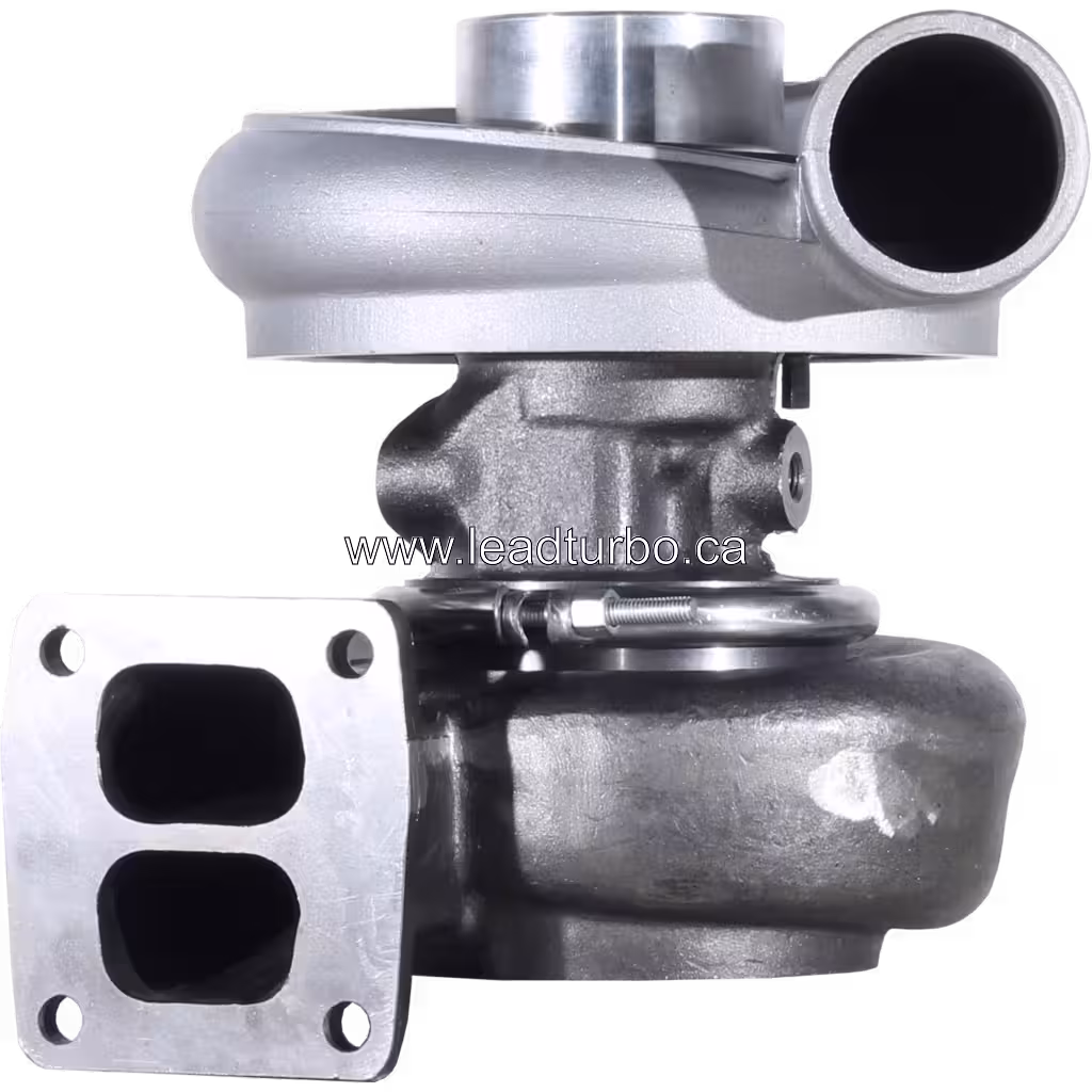 ME158162 TDO8H-22D turbocharger front view with silver compressor housing