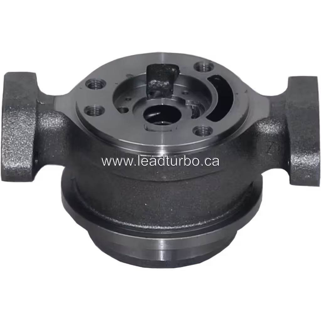 NH372501 bearing housing top view showing central bore and side ports