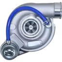 JCB 540 Turbocharger Side View