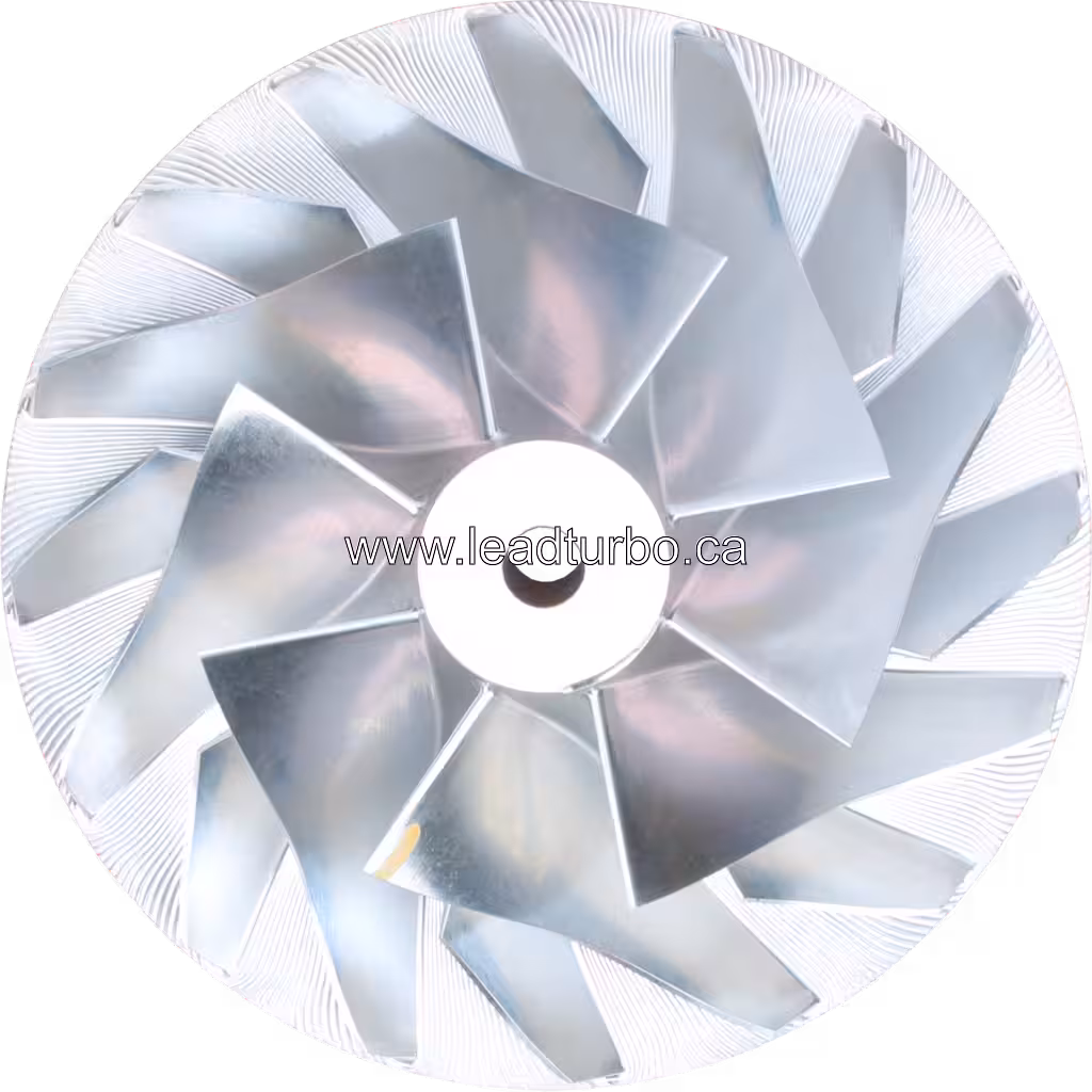 Roue de compresseur 2835438A HX83 pour CUMMINS QSK19 805HP top view