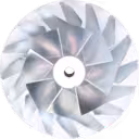 Roue de compresseur 2835438A HX83 pour CUMMINS QSK19 805HP thumbnail 4