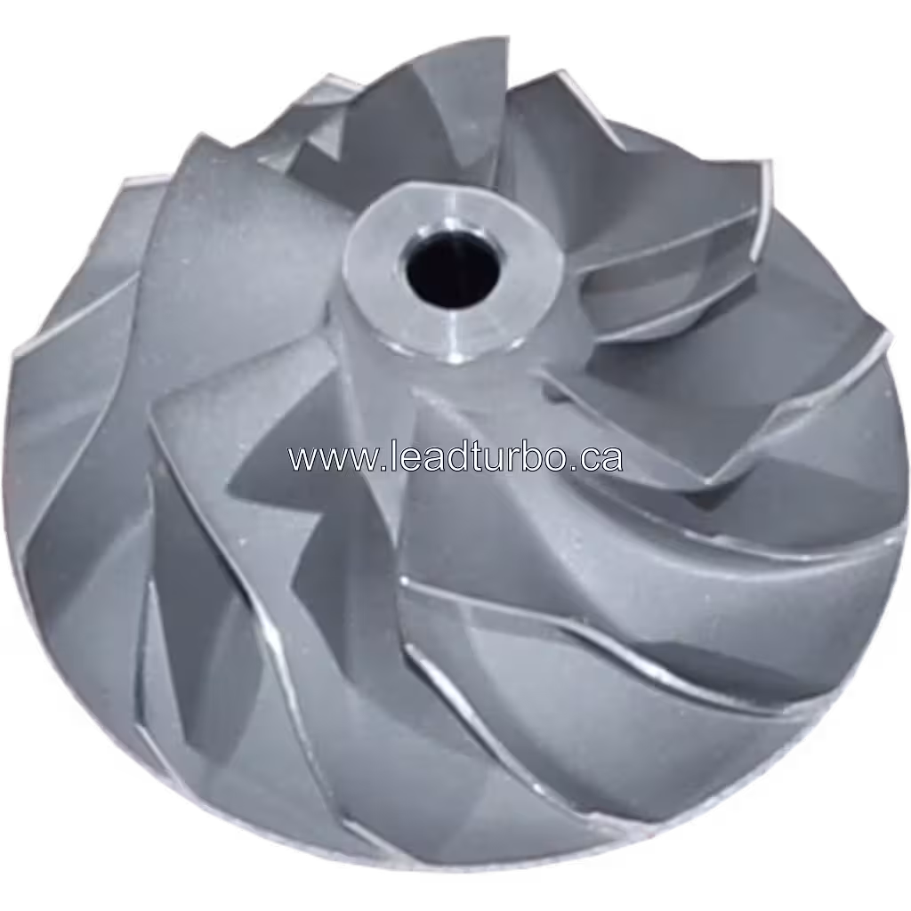 Roue de compresseur métallique 49135-04030 CW vue de dessus