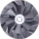 Impulseur en métal usiné pour turbocompresseur TD025M-06T
