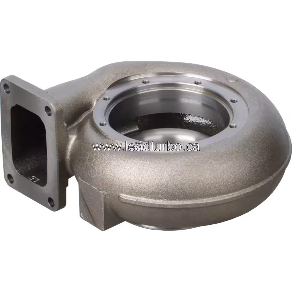 Turbine Housing FOR 3527372 TH for Cummins KT38 HC5A bottom 45 degree view