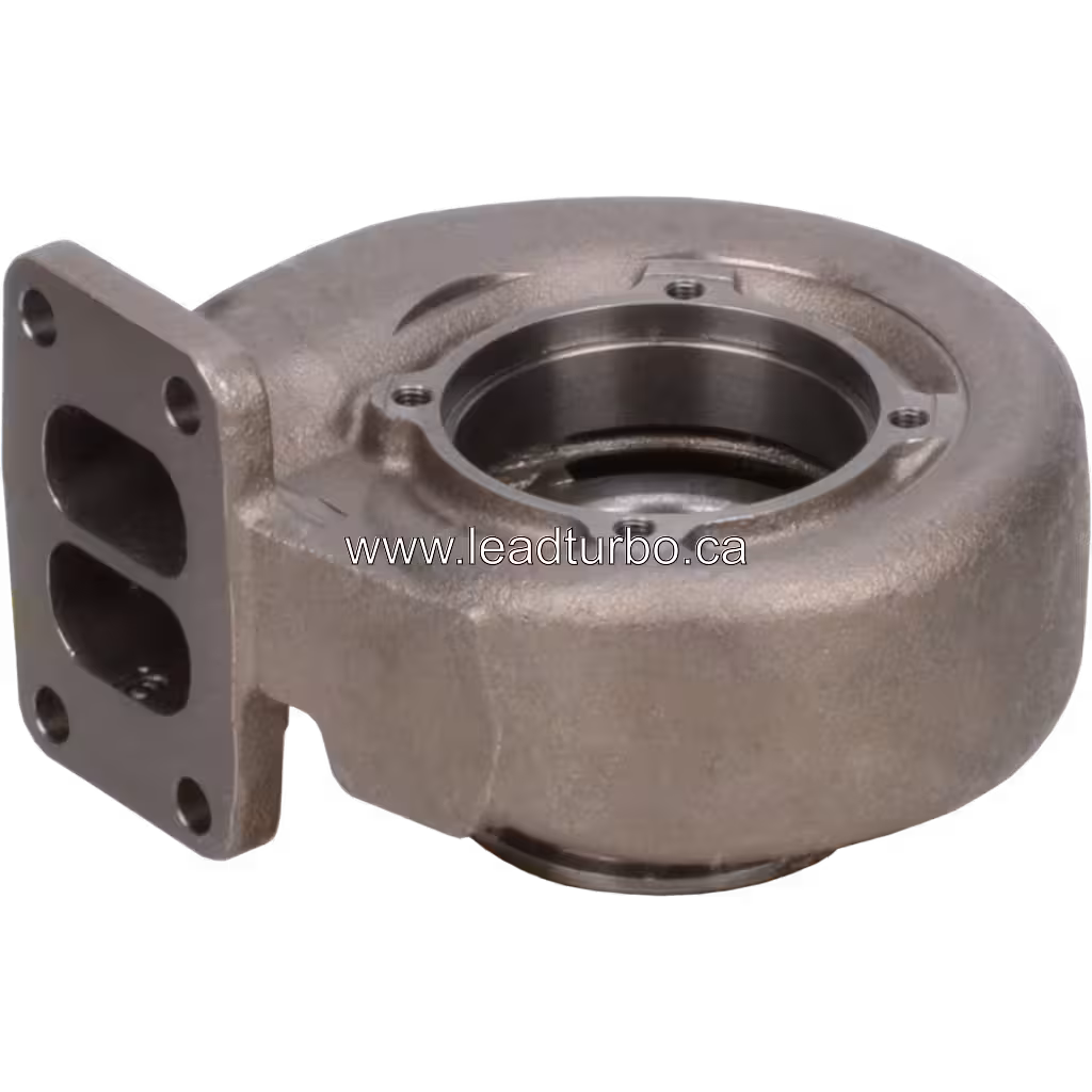 Turbine housing FOR 4040605 TH vue de dessus à 45 degrés avec trous de fixation