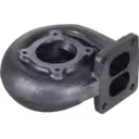 Exhaust side view of NE6T turbine housing replacement
