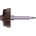 Turbine wheel for CAT earth moving equipment