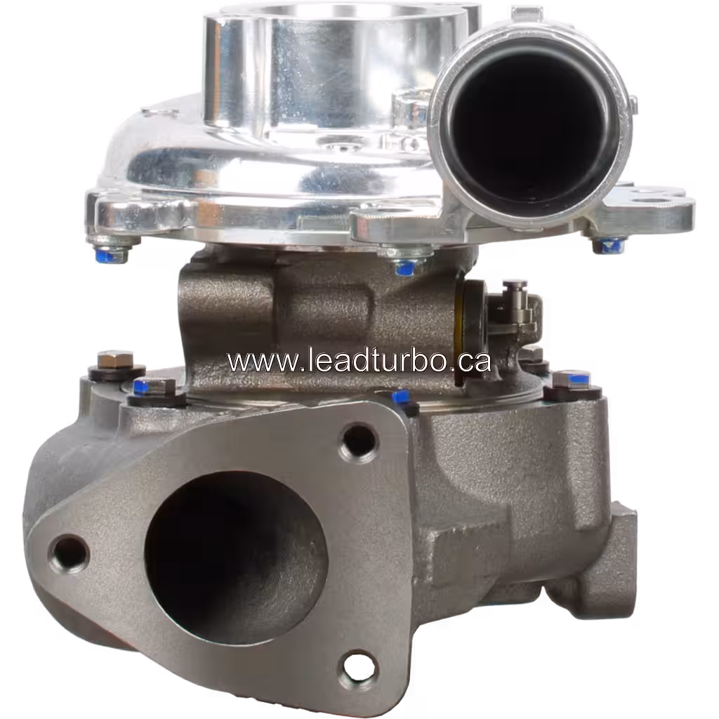 Turbocompresseur 17201-30010 avec carter compresseur argenté et carter turbine foncé