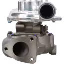 Turbocompresseur 17201-30010 avec carter compresseur argenté et carter turbine foncé
