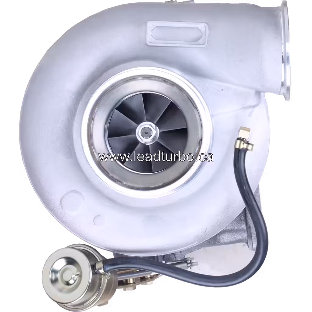 Turbocompresseur 3800852 HX60 avec logement d'échappement à double port et actionneur externe