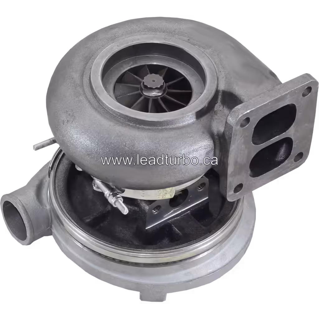 Turbocompresseur 6N1571 3LM pour CAT Earth Moving bottom 45 degree view