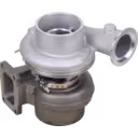 Vue latérale du turbocompresseur industriel pour générateur Perkins C18