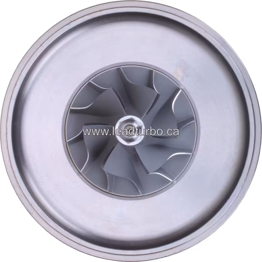 Metallic turbine and compressor wheels on FOR 1144003830 core