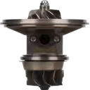 FOR 1144003830 turbocharger core front view with turbine and compressor wheels