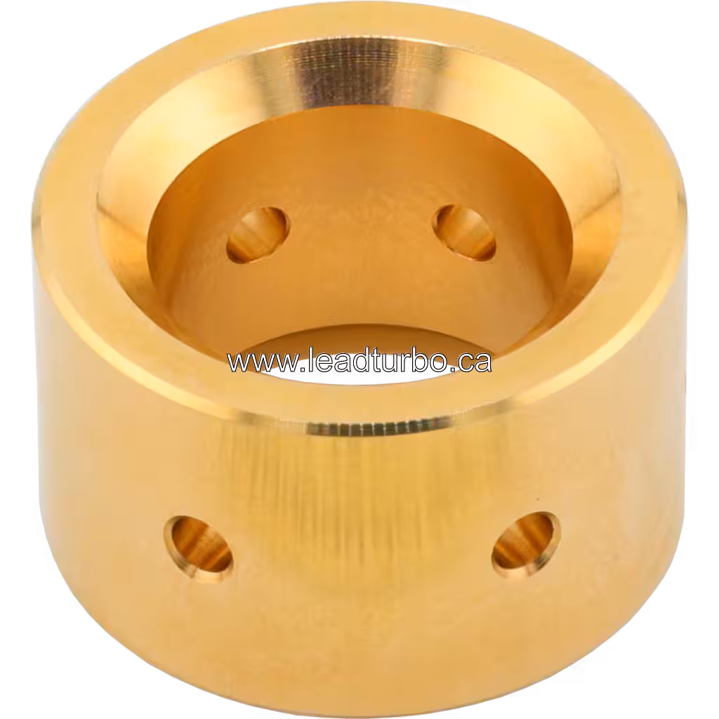 Machined metal sleeve with radial holes, part 171522