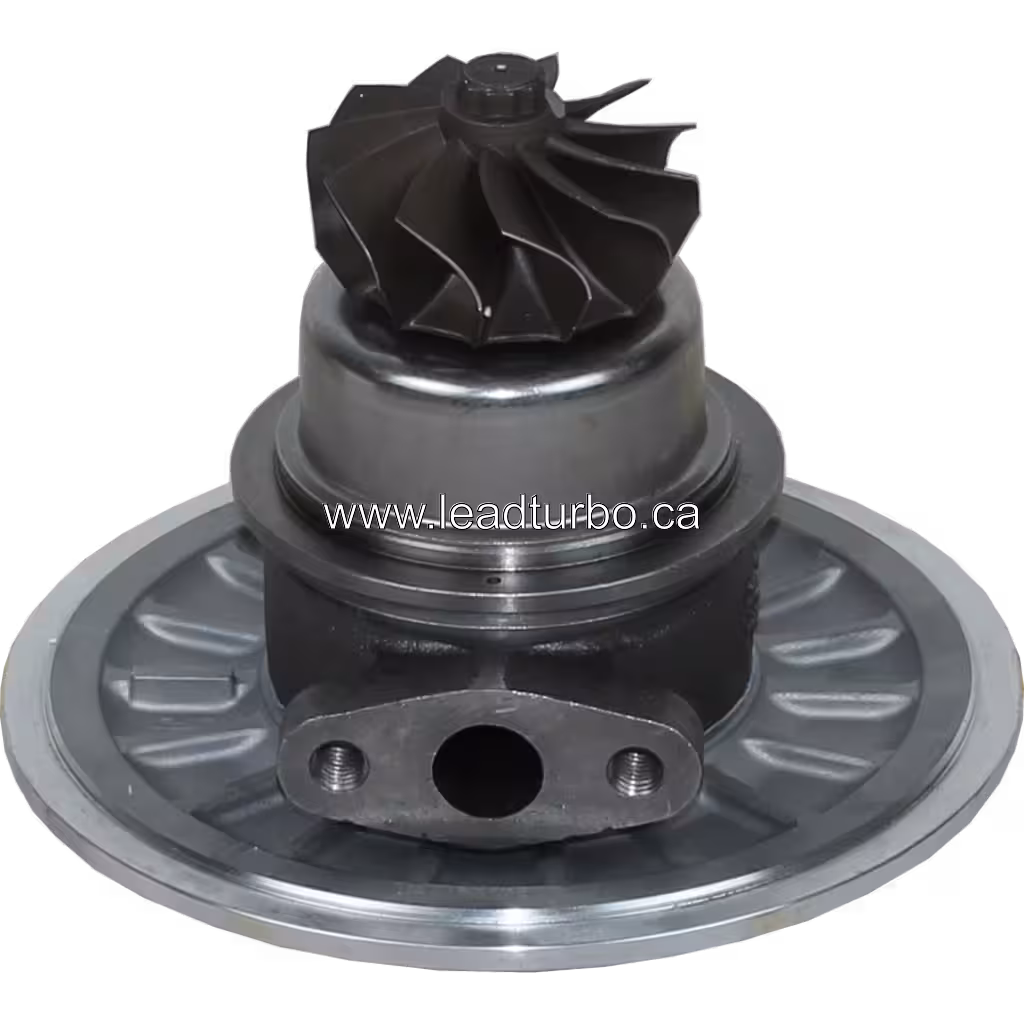 Bottom 45-degree view of FOR 17201-E0230 core with machined mounting bracket