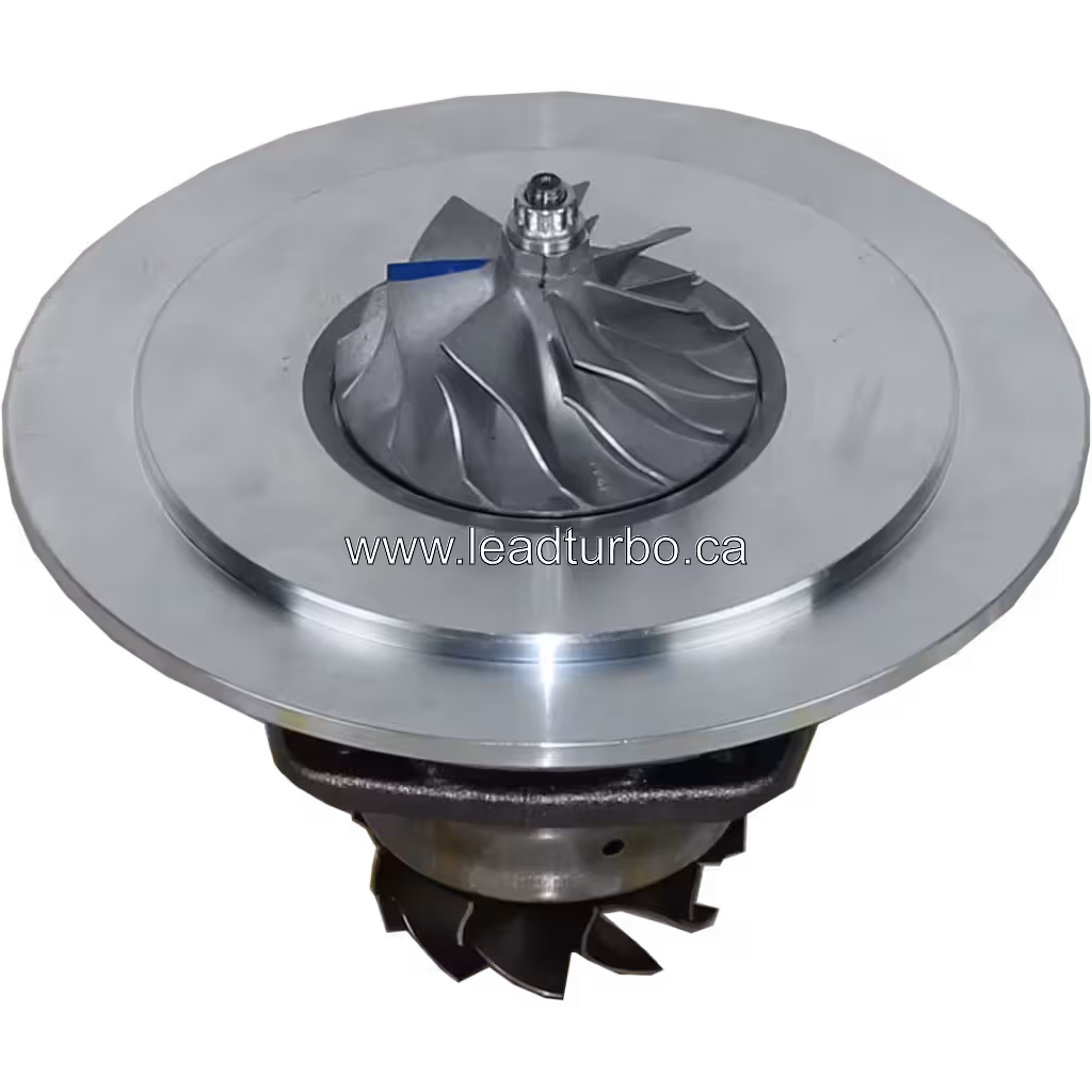 1841865C1 GT3776S Core for Navistar DT466E Transit Bus Turbo Replacement 45 degree view