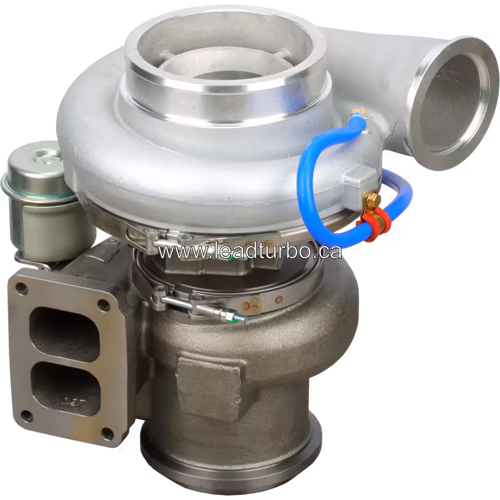 23536348 GT4708BJNS Turbocharger Remplacement Detroit Diesel 45 degree view