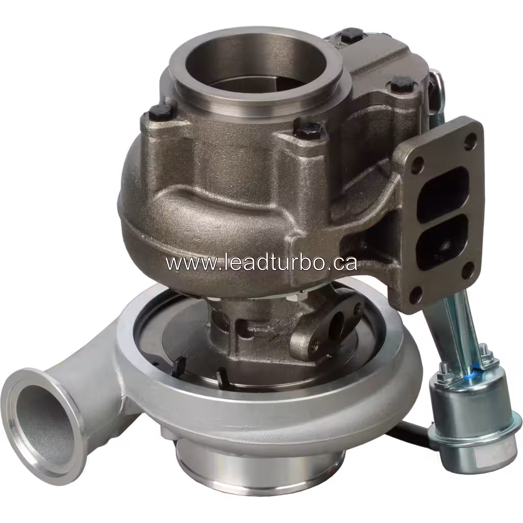 2839309 HX40W Turbocharger Replacement for Cummins QSL Industrial bottom 45 degree view