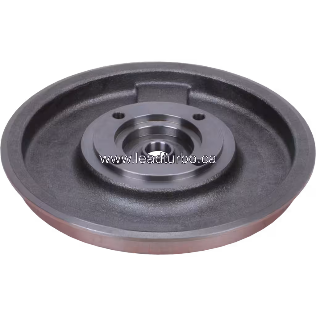 3524863 J96 Back Plate Turbocharger Replacement Part bottom 45 degree view