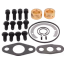 Assorted HX83 turbo service parts including flanges and O-rings