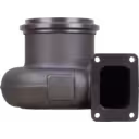 3591171 HX83 turbine housing front view showing circular inlet port