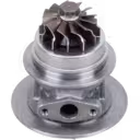 Top view of HY35W turbo core with cast housing and mounting flange