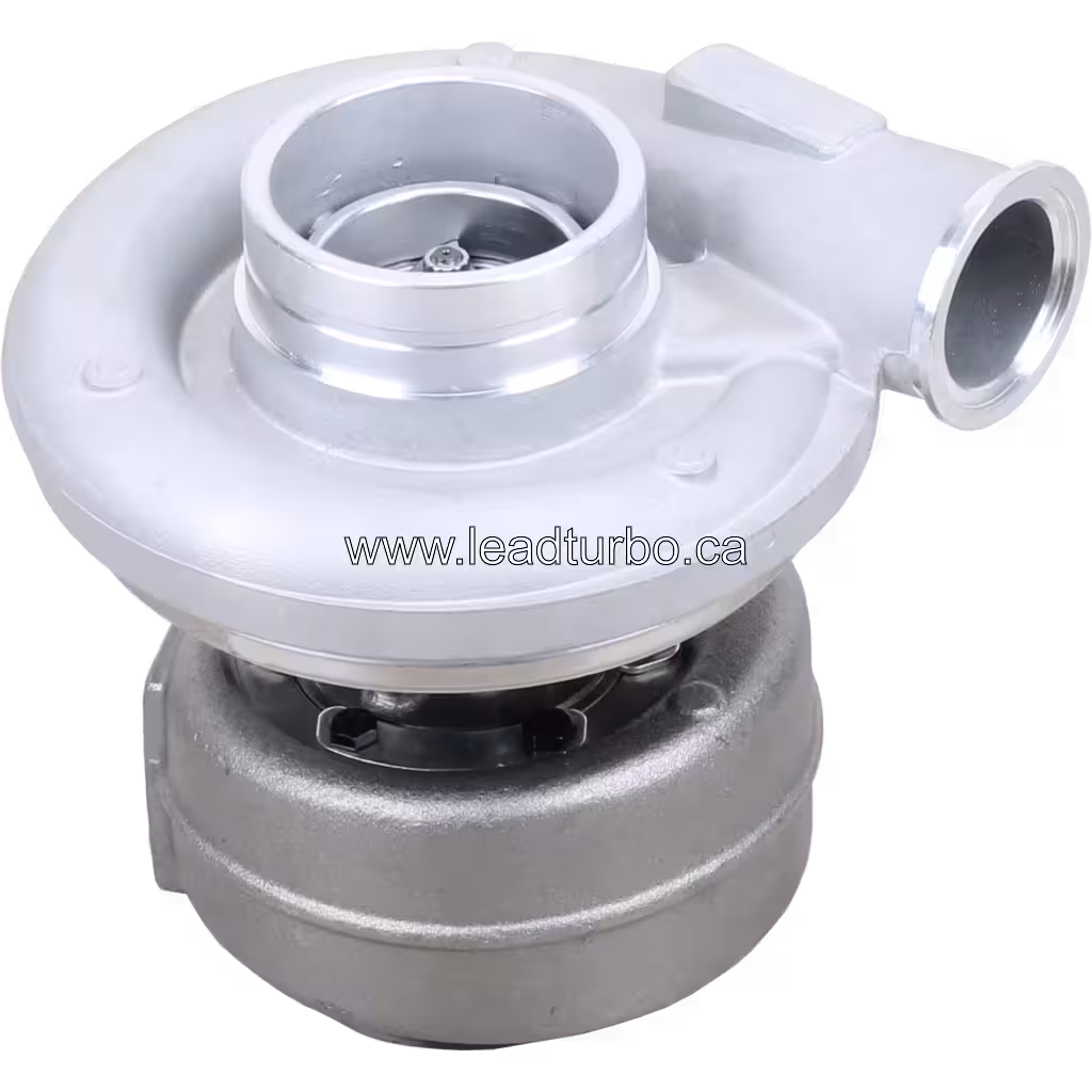 Front view of 4041172 turbocharger assembly