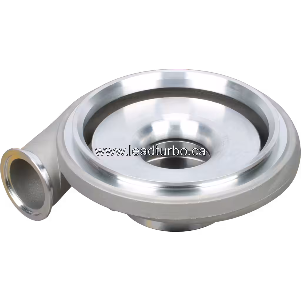 4044260 compressor housing bottom view showing mounting flange and bolt holes