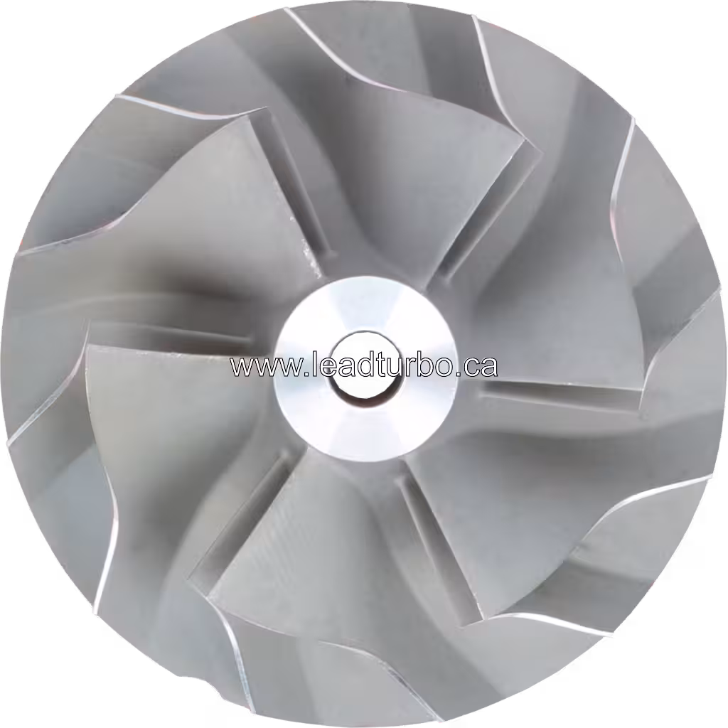 451936-0008 GT5002BS Compressor Wheel Replacement for CAT Earth Moving top view