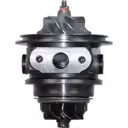 FOR 49135-04030 J96 turbocharger core front view showing turbine and compressor wheels