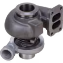 83999247 turbocharger bottom view showing exhaust flange and turbine housing