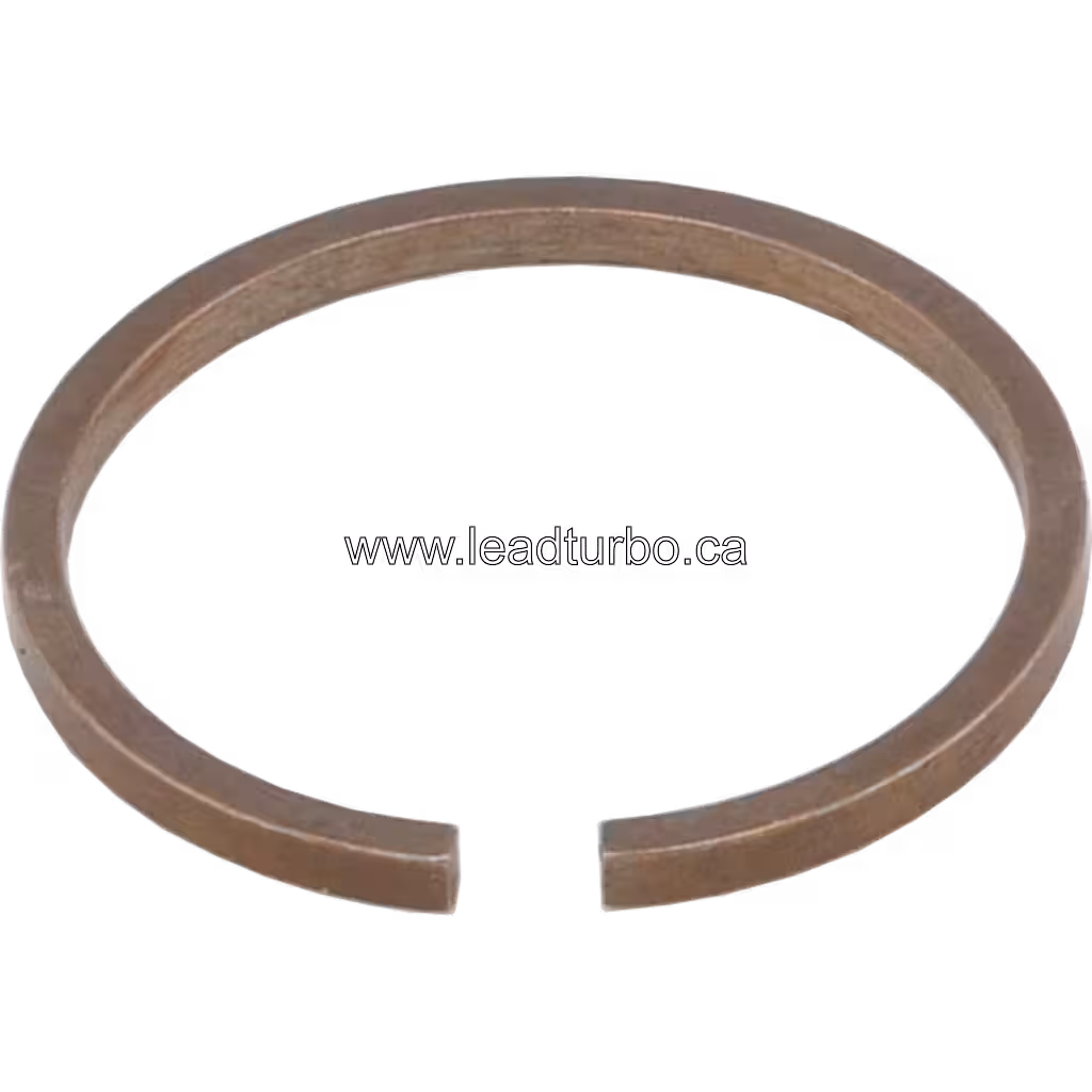 Bague de piston cuivrée pour turbo RHE62 vue de dessus