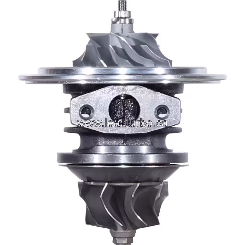 Vue avant du core turbo 433352-0022 GT2052S montrant la roue turbine